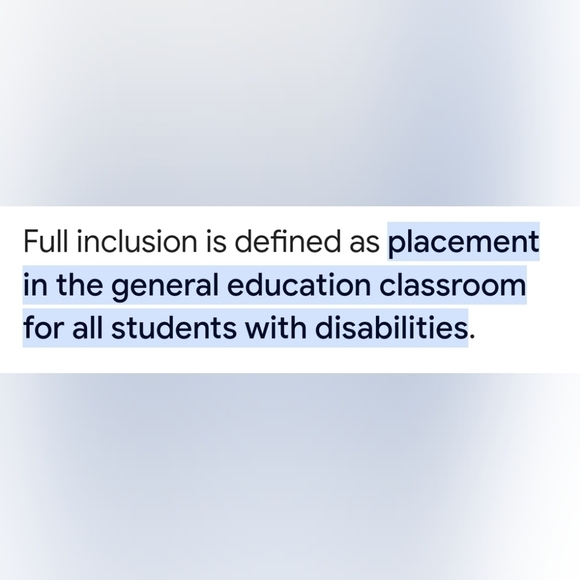 WHAT DOES FULL INCLUSION MEAN!!!! - Picture 3 of 6